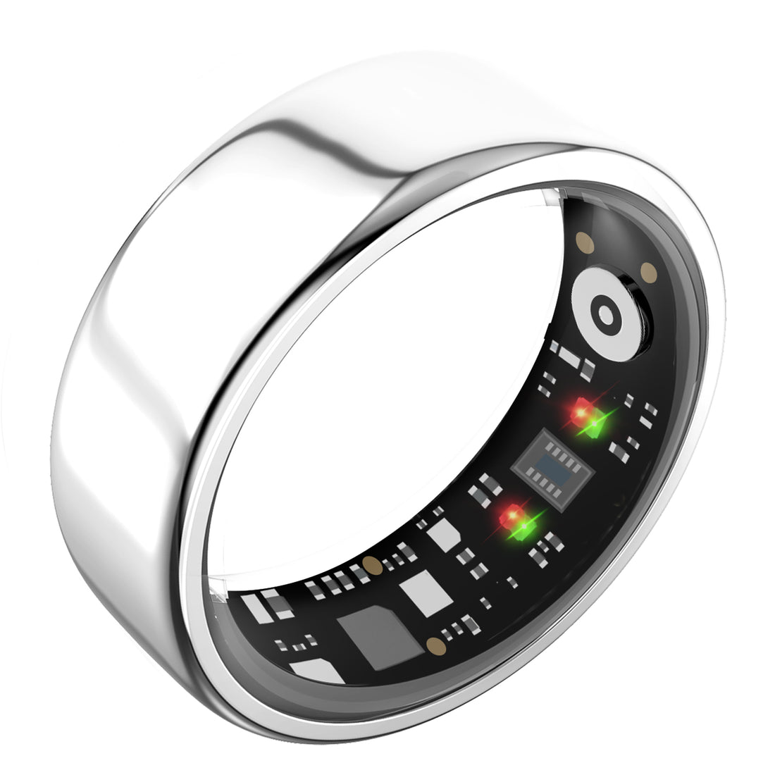 The Quriov Smart Ring in Silver